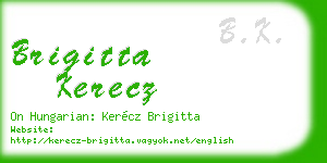 brigitta kerecz business card