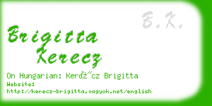 brigitta kerecz business card